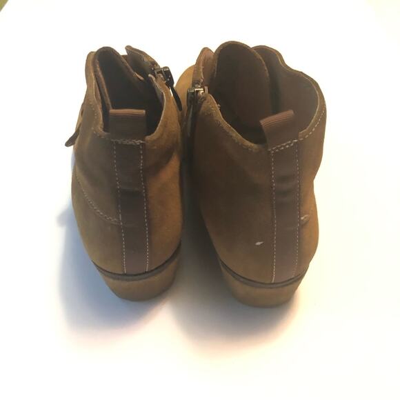 Franco Sarto  Womens Cognac Brooke Wedge Ankle Bootie - Picture 16 of 16